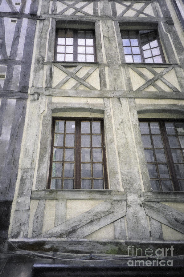 House in Rouen France Photograph by Donna L Munro