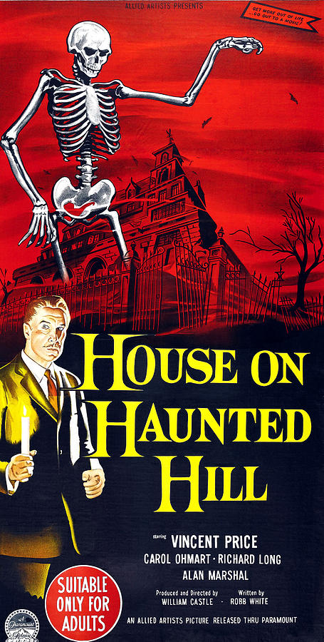 Movie Photograph - House On Haunted Hill, Bottom Left by Everett