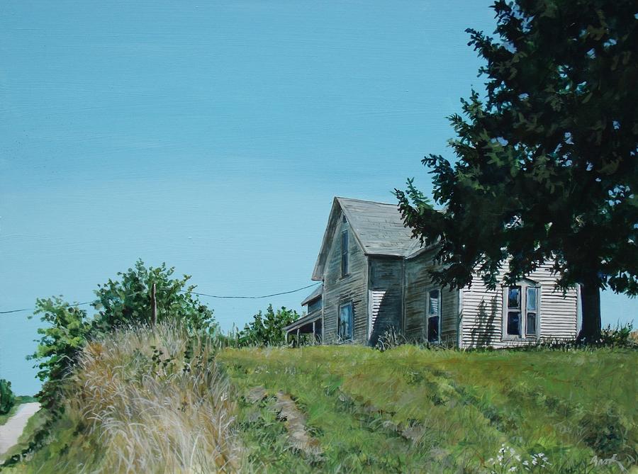 House On The Hill Painting by William Brody
