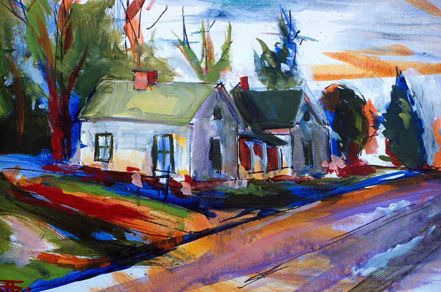 House Road Painting by John Gholson