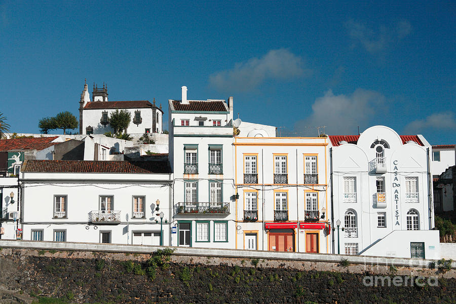 Architecture Photograph - Houses in Ponta Delgada by Gaspar Avila