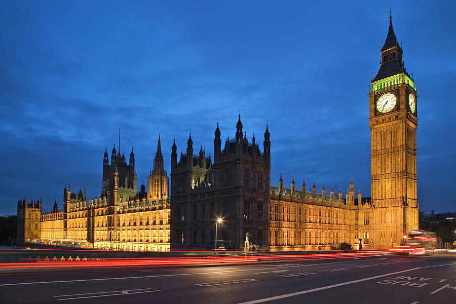 Houses Of Parliament And Big Ben At Night Photograph By Dennis Flaherty