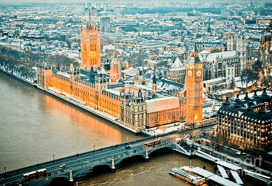London Photograph - Houses of Parliament by Damien Keating