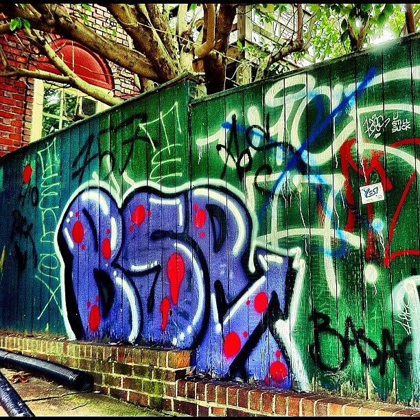 Rva Photograph - How Bout Some Crazy #graffiti Fence by Clifford Drake