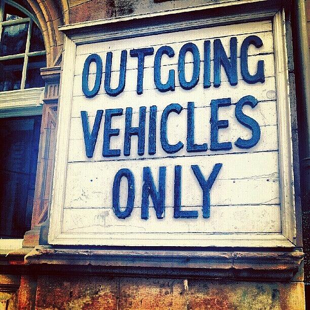Funny Photograph - How Outgoing Is Your Vehicle? by Brooke Mackay