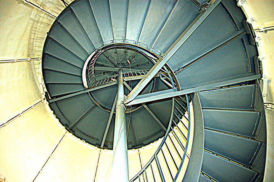 How to climb a lighthouse Photograph by Bruce Carpenter