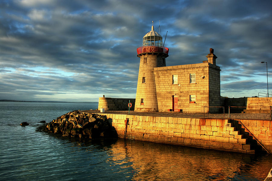 Howth Lighthouse Photograph by Dave McManus - Pixels