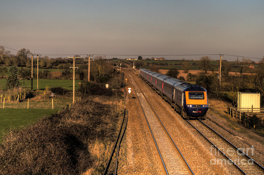 Train Photograph - Hst at Cogload Junction by Rob Hawkins