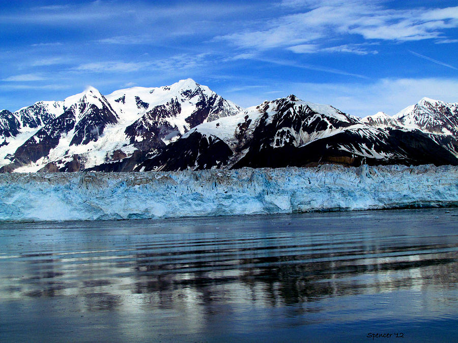 Hubbard Glacier Photograph by T Guy Spencer