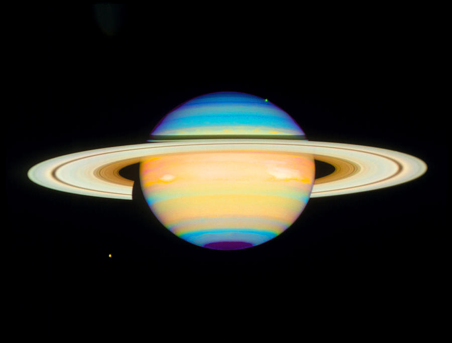 Hubble View Of Saturn Photograph by Nasaesastscie.karkoschka, U.arizona