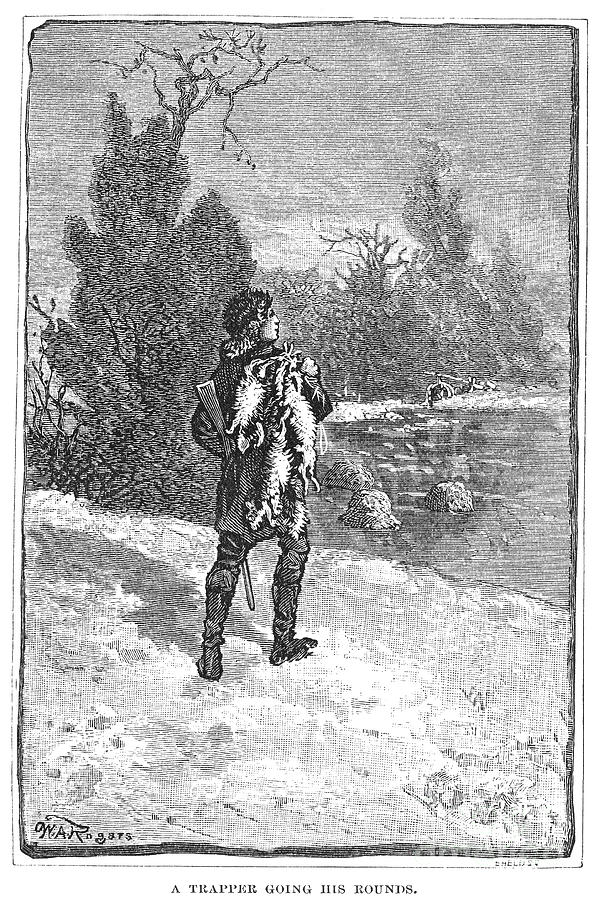 Hudson Bay Trapper, 1879 Photograph by Granger