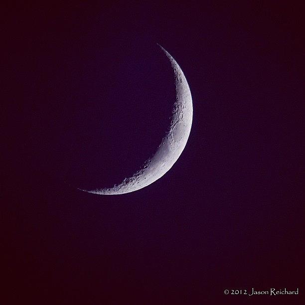 Nature Photograph - #hudson #moon #instagood #igers by Jason Reichard
