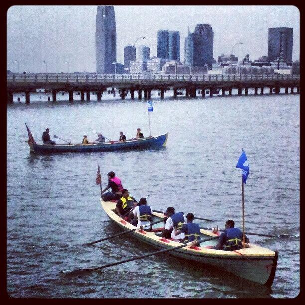 Rowboats Photograph - #hudsonriver #free #rowboats by Abdiel Munoz