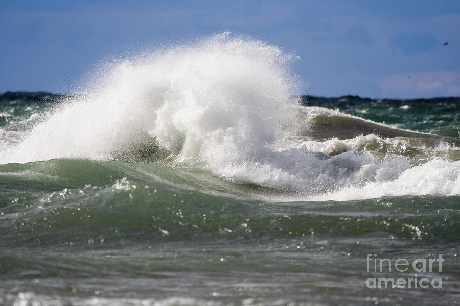 Huge Waves On Lake Michigan Photograph By Christopher Purcell   Huge Waves On Lake Michigan Christopher Purcell 