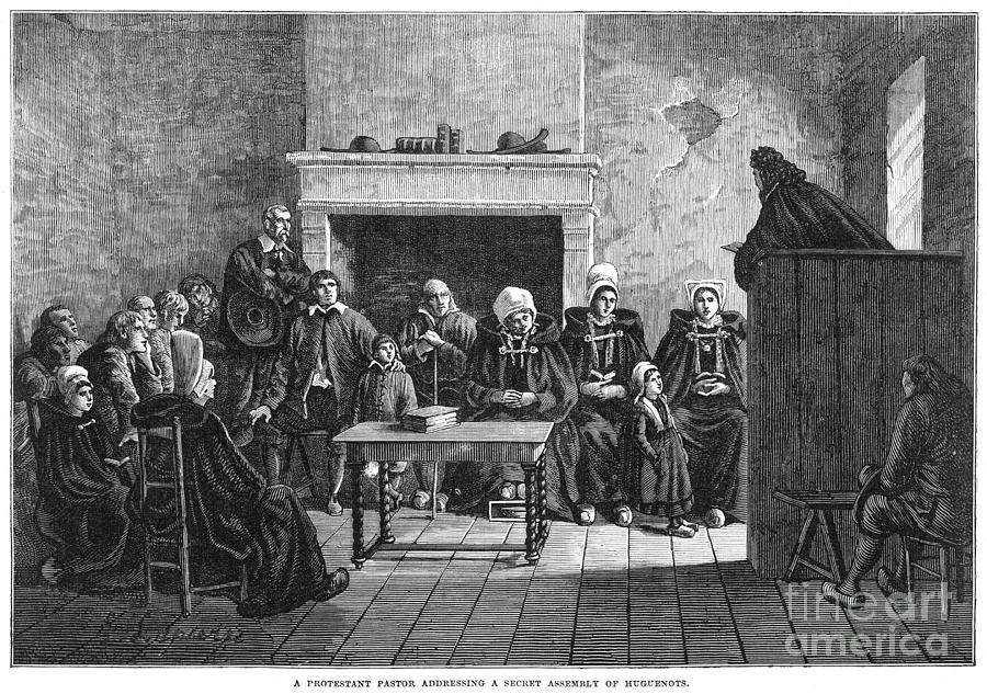 Huguenot Assembly, 1685 Photograph by Granger - Pixels