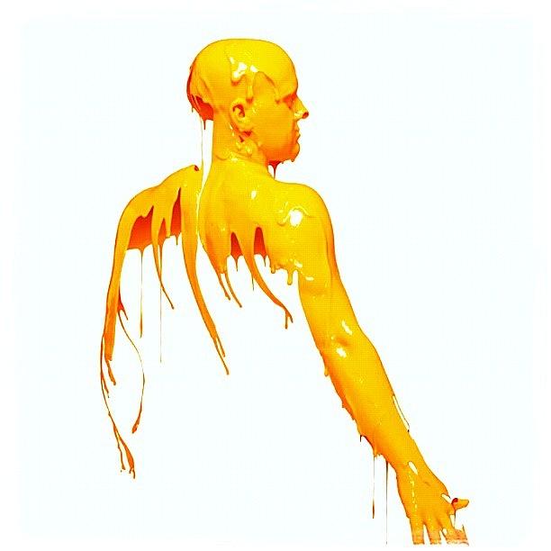 Cool Photograph - #human #man #dripping #wet #orange by Ben Armstrong