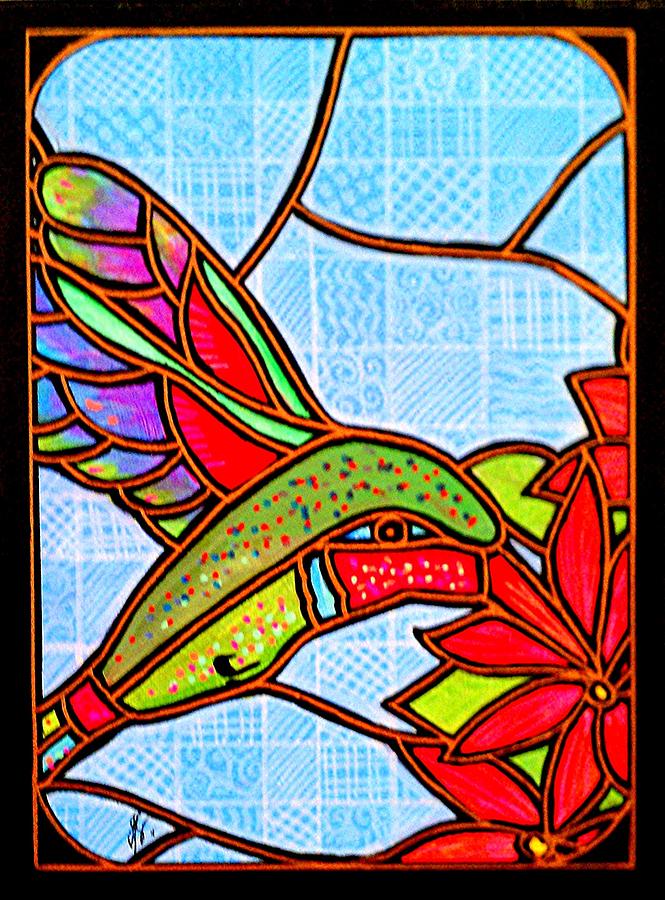 Hummingbird 4 Painting by Jim Harris