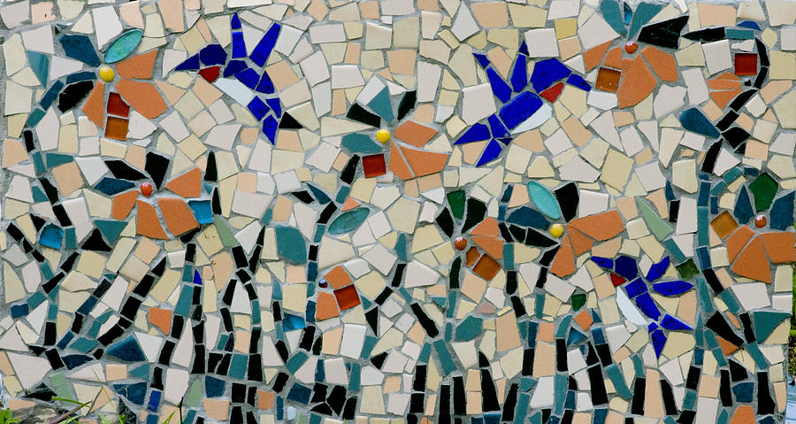 Hummingbird Mosaic Photograph by Lou Ann Bagnall