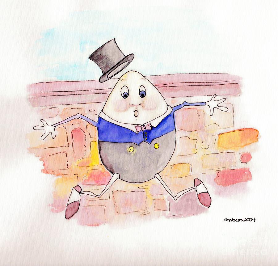 Humpty Dumpty Painting By Marybeth Friel Patton Fine Art America