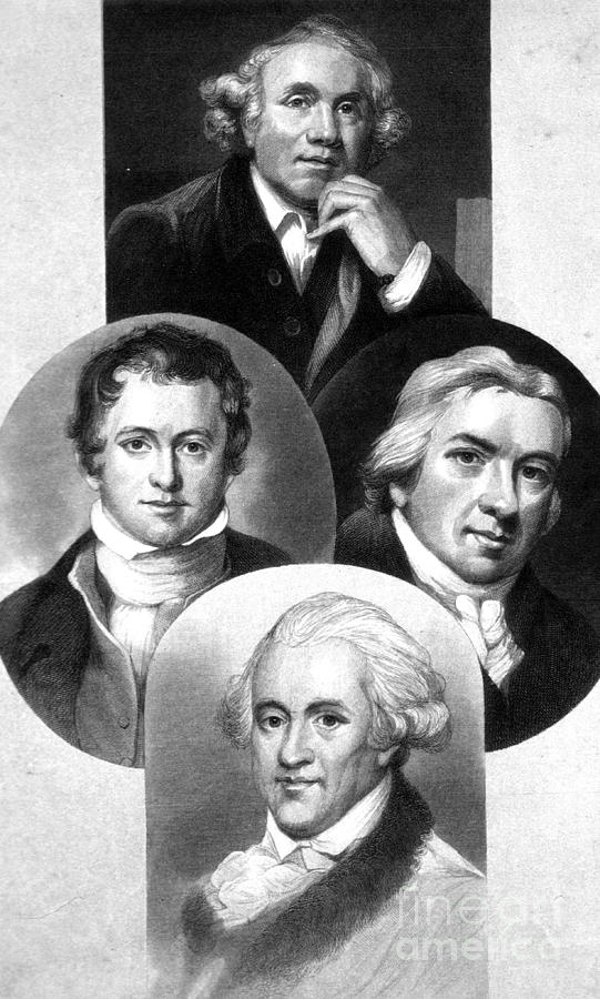 Hunter, Davy, Jenner And Herschel Photograph by Science Source
