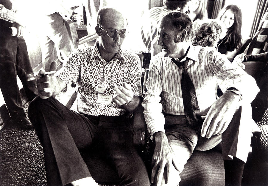 Hunter S. Thompson And George Mcgovern Photograph by Everett