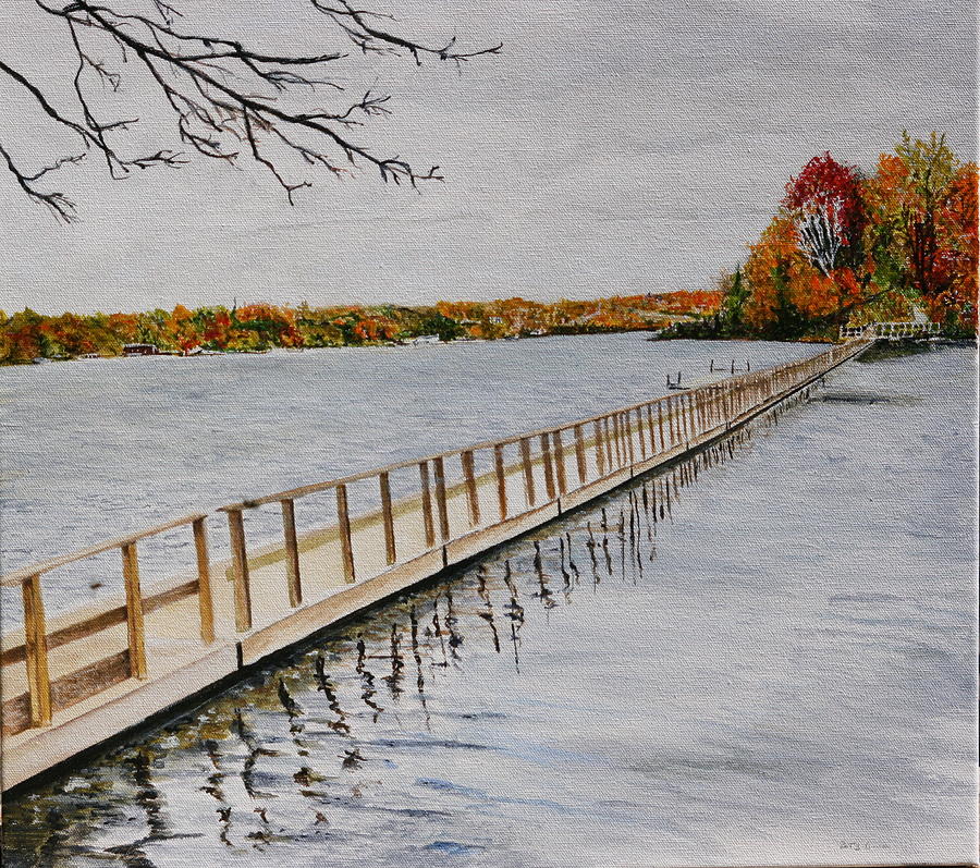 Hunters Bay Painting by Betty-Anne McDonald