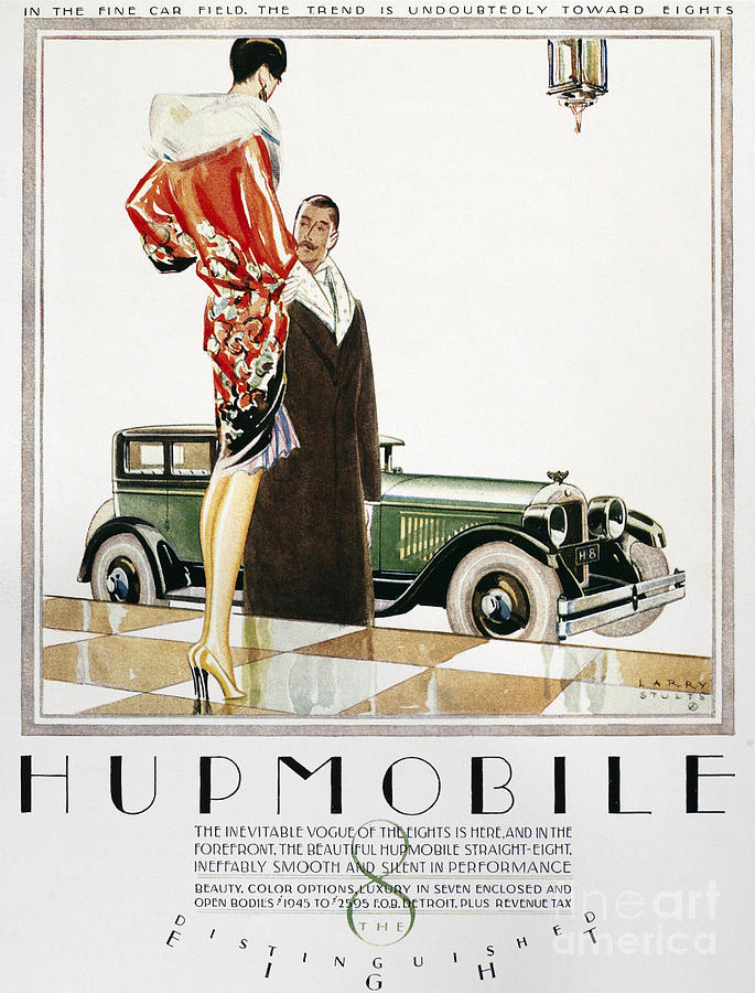 Hupmobile Ad, 1926 Photograph by Granger