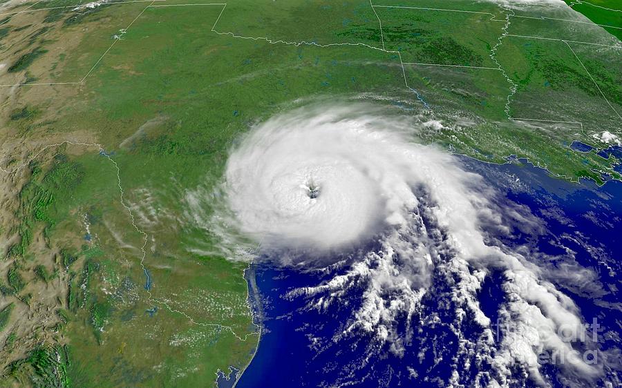 Hurricane Claudette Hits Texas Photograph by Padre Art