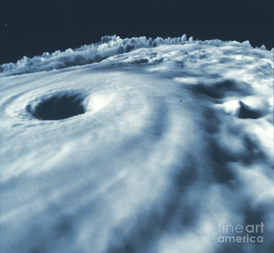 Hurricane Diana from Above Photograph by Padre Art