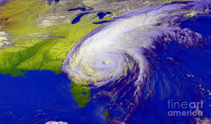 Space Photograph - Hurricane Floyd by NASA / Goddard Space Flight Center