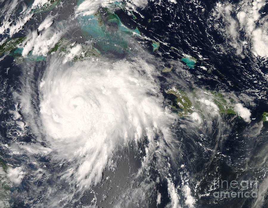 Hurricane Gustav Over Jamaica Photograph by Stocktrek Images