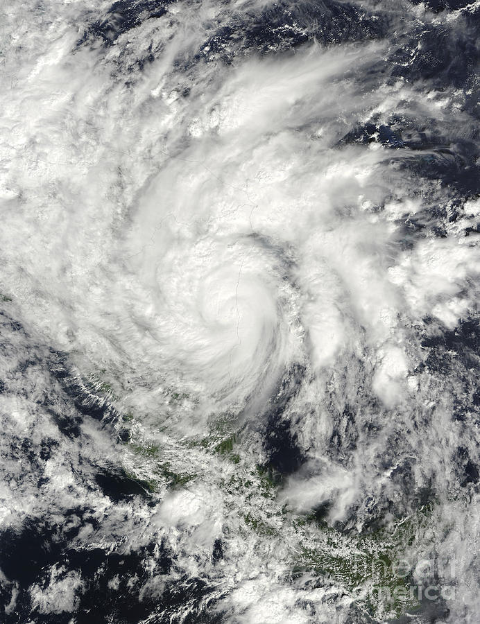 Hurricane Ida Over Nicaragua Photograph by Stocktrek Images