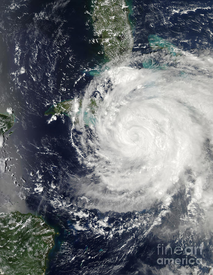 Hurricane Ike Over Cuba, Jamaica Photograph by Stocktrek Images
