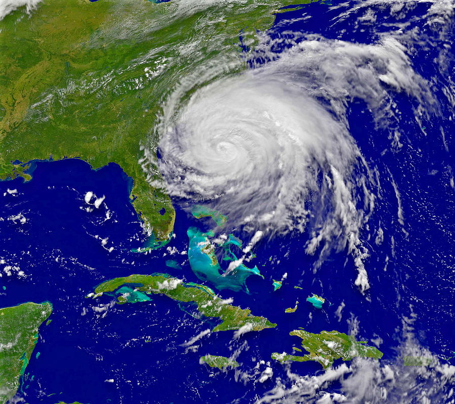 Hurricane Irene Near Florida Photograph by Padre Art