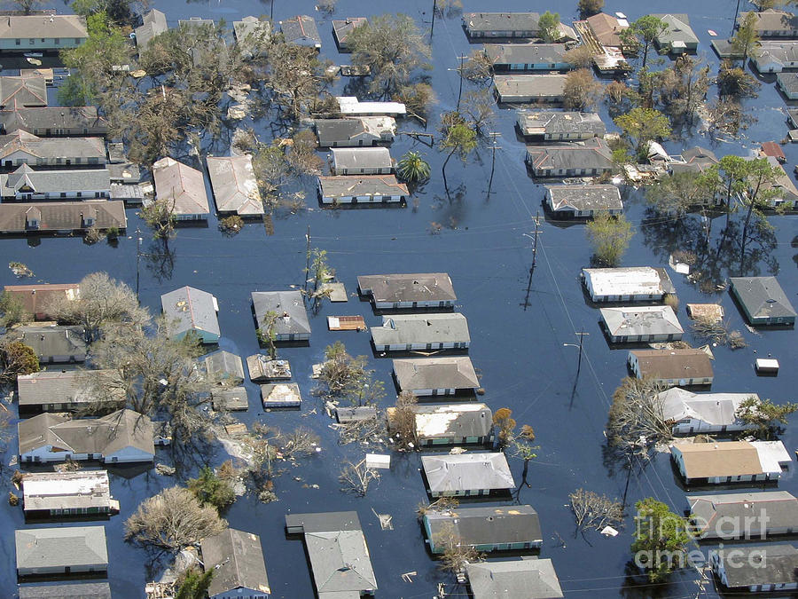 Hurricane Katrina Damage Photograph by Science Source