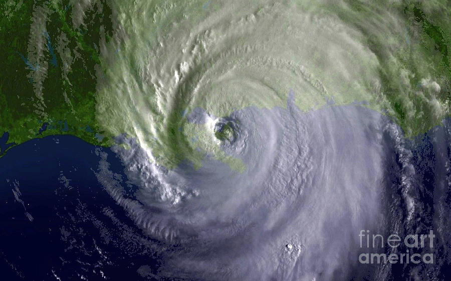 Hurricane Katrina Regional Imagery Photograph by Stocktrek Images