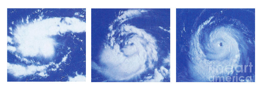 Hurricane Sequence Photograph by Science Source