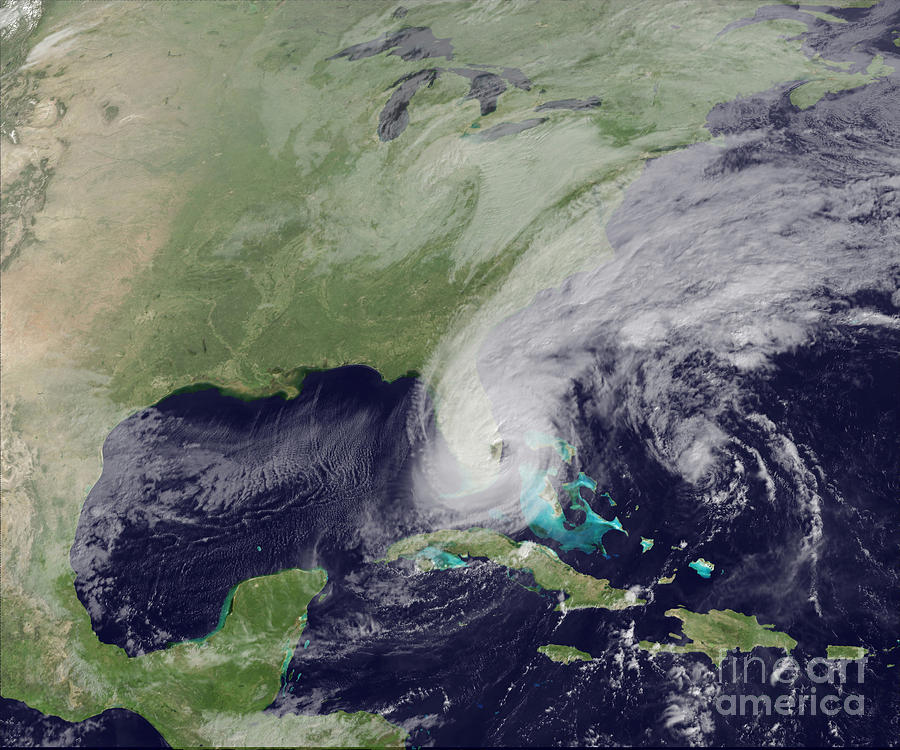 Hurricane Wilma Crosses Florida Photograph by Stocktrek Images
