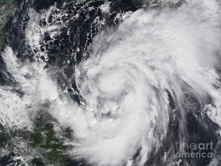 Hurricane Wilma In The Atlantic Photograph