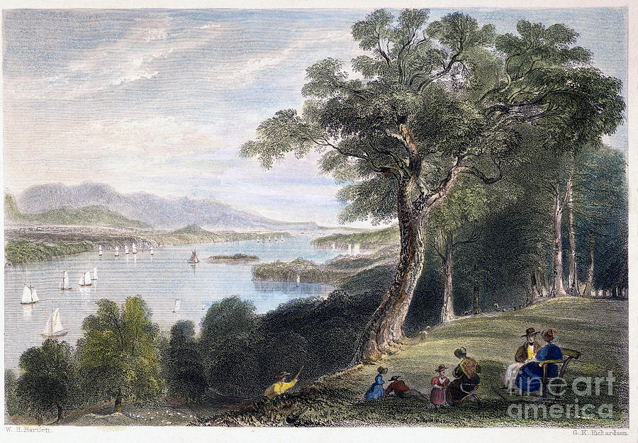 Hyde Park, New York, 1837 Photograph by Granger