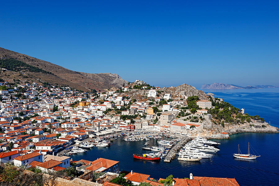 Hydra island - Greece Photograph by Constantinos Iliopoulos - Fine Art ...