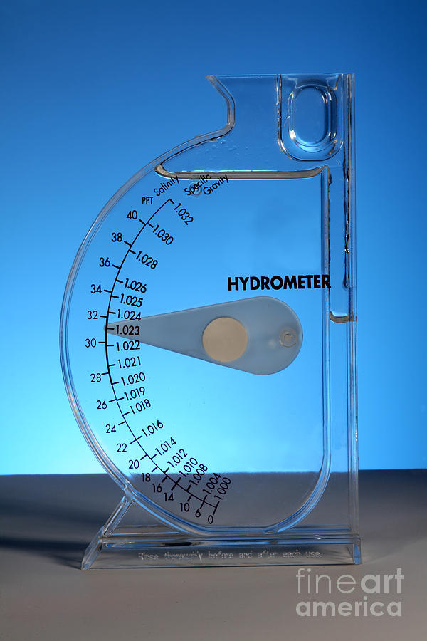 Device Photograph - Hydrometer by Ted Kinsman