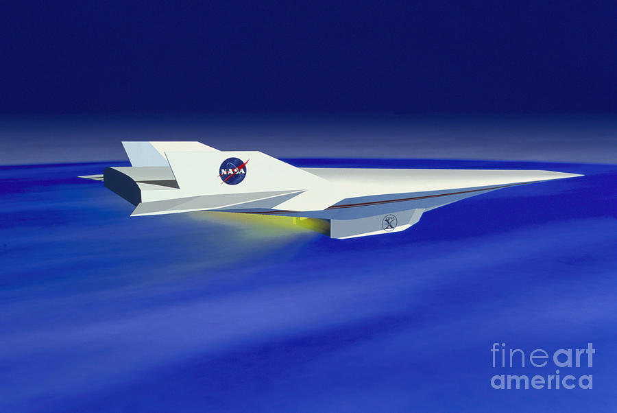 Hyper-x Hypersonic Aircraft Photograph by Science Source