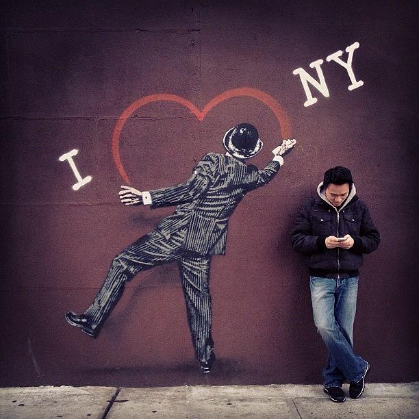 New York City Photograph - I ❤ Ny #nickwalker #nickwalkernyc by Jerry Ng
