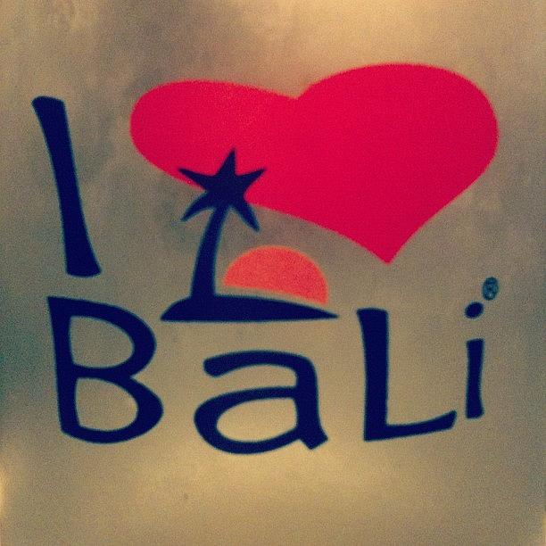 Indonesia Photograph - I <3 Bali by Jayme Rutherford