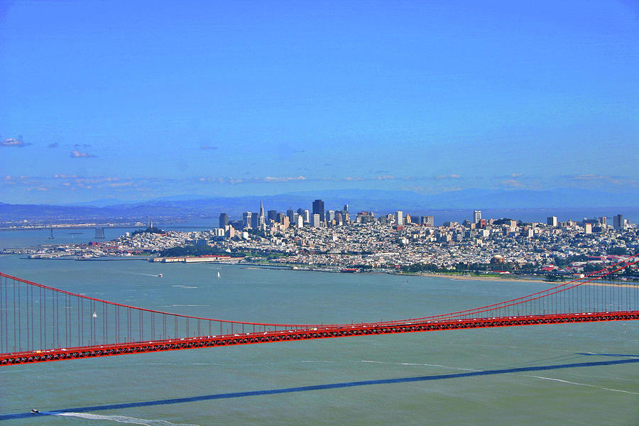 I DONT SEE NO STINKIN FOG Golden Gate San Francisco California Photograph by Duncan Pearson