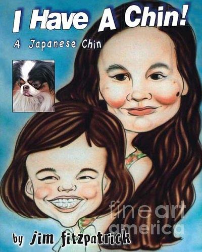 I Have a Chin  A Japanese Chin book Photograph by Jim Fitzpatrick
