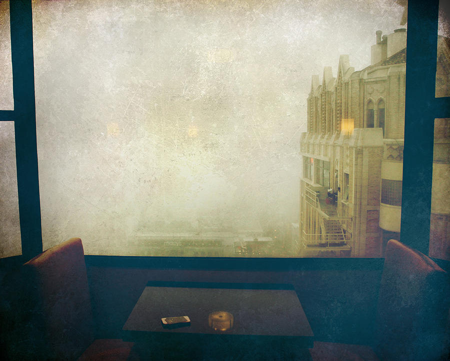 Architecture Photograph - I Just Sat There Staring Out At The Fog by Laurie Search