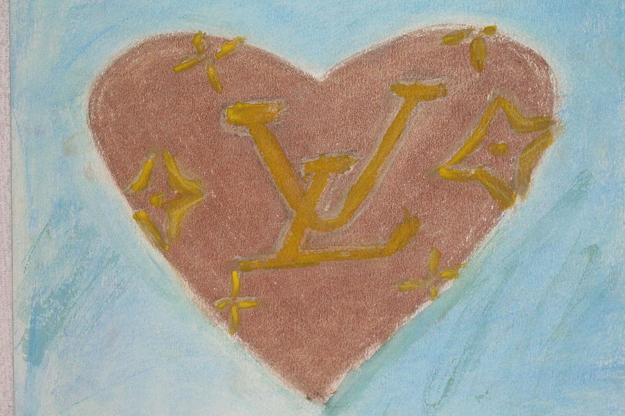 I Left My Hart at Louis Vuitton Pastel by Genoa Chanel - Fine Art
