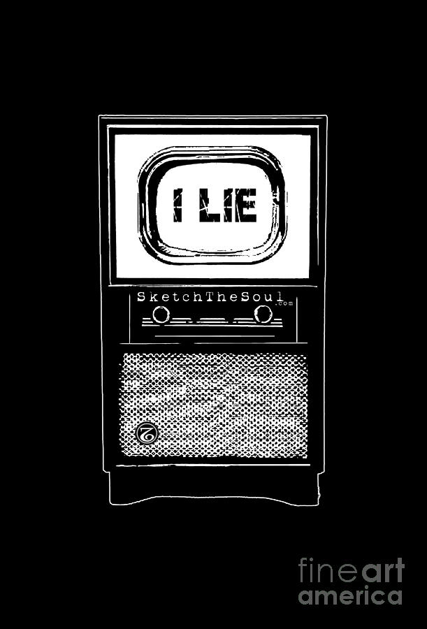 I Lie Mixed Media by Tony Koehl
